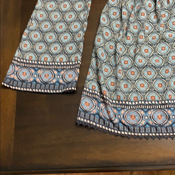 NWT Xhilaration Blue Cold Shoulder Dress - Picture 2 of 4